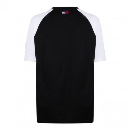 Black Logo Embroidered T-Shirt 2