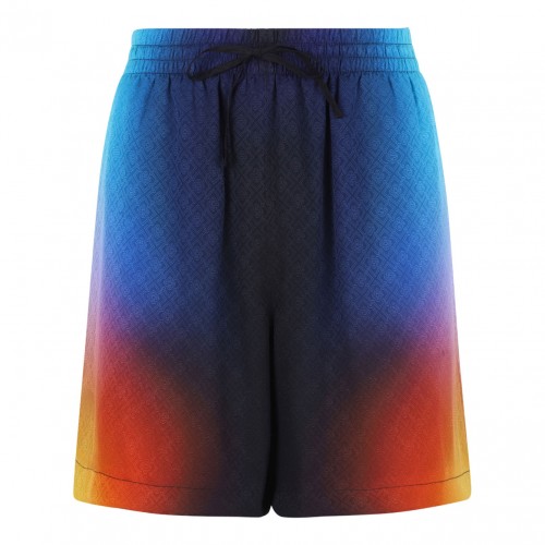 Gradient Silk Shorts