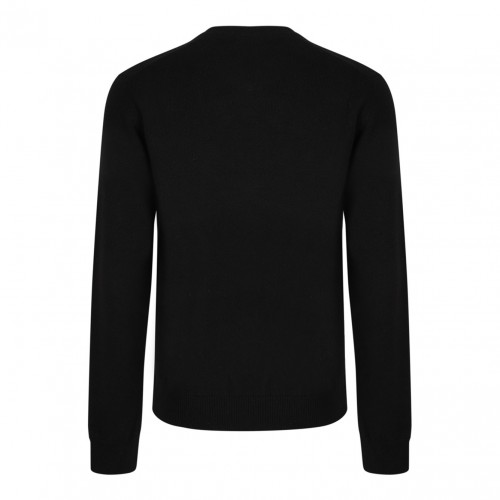 Black Logo Tag Sweater 2