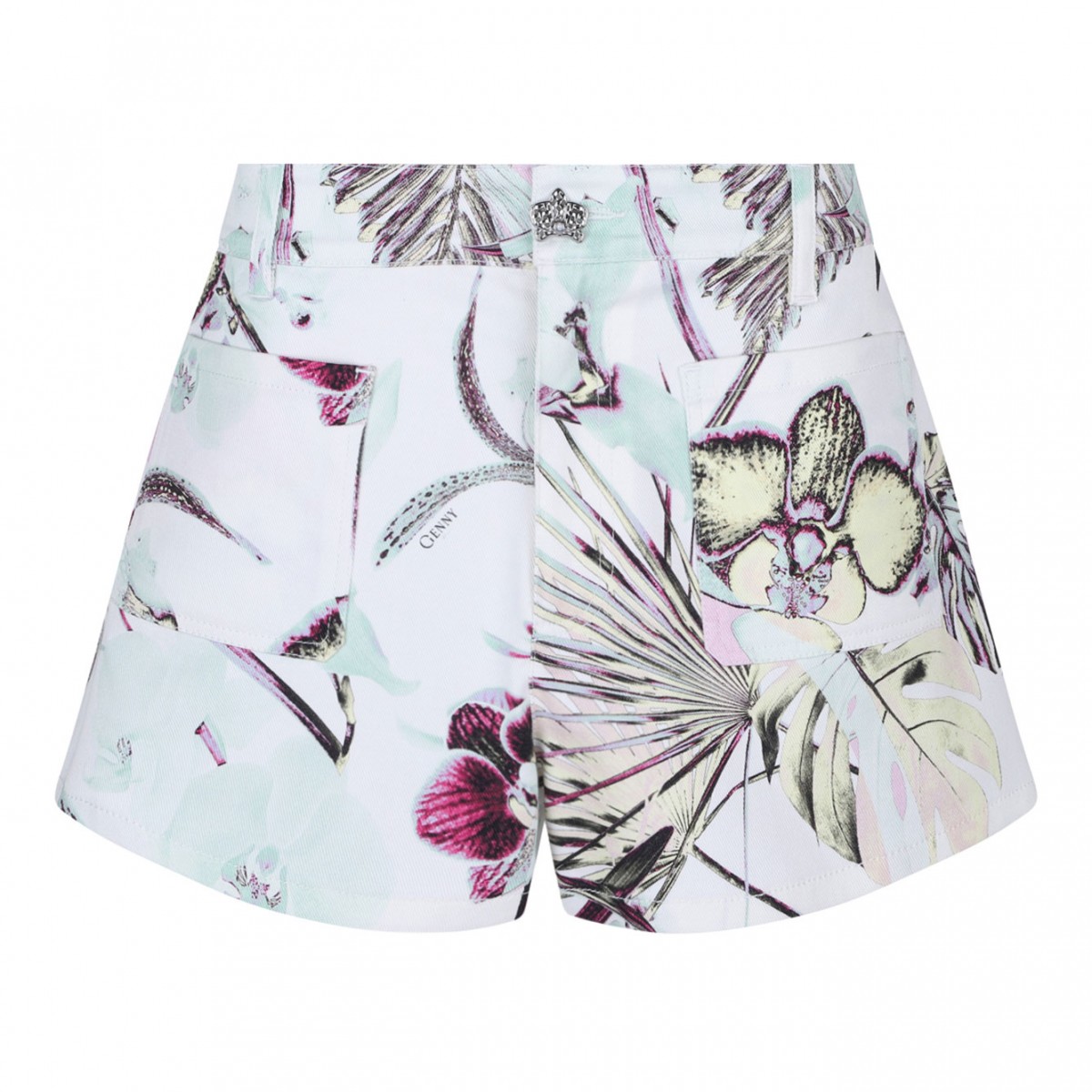 Flower Jungle Print Shorts