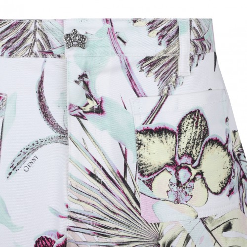 Flower Jungle Print Shorts