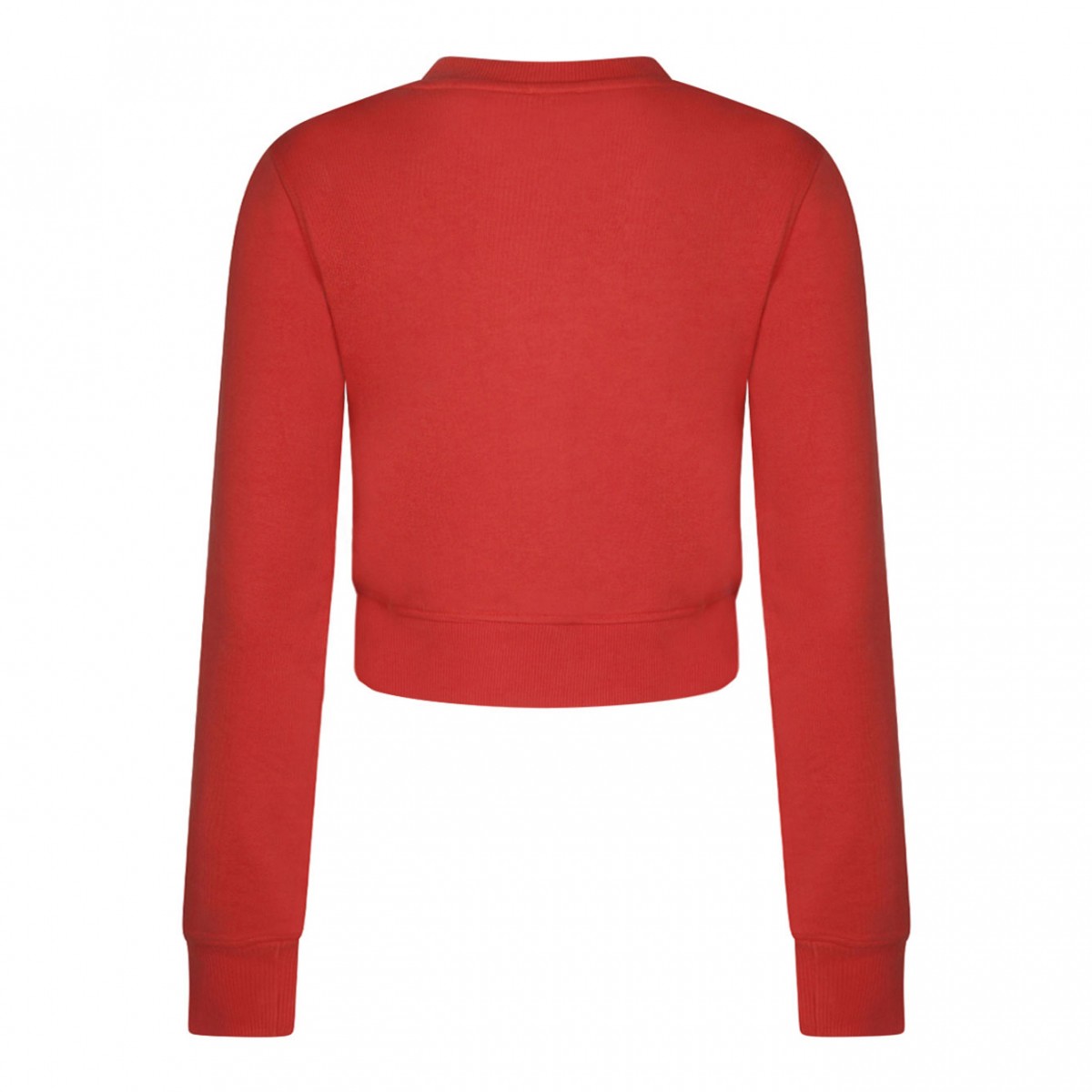 Red Cut Out Logo Sweatshirt