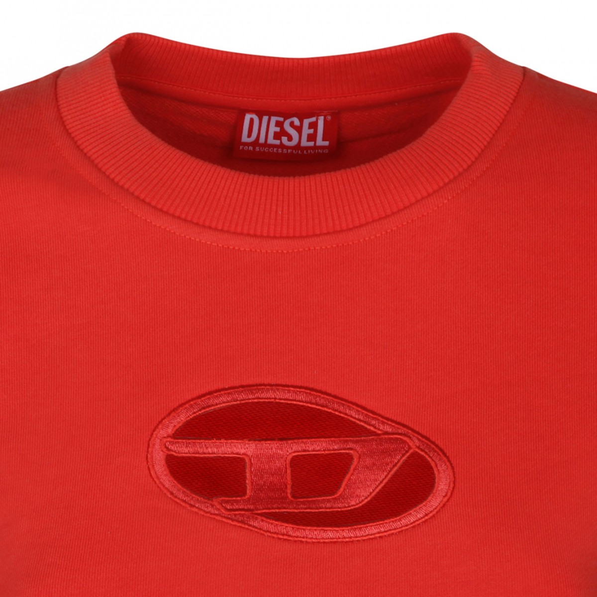 Red Cut Out Logo Sweatshirt