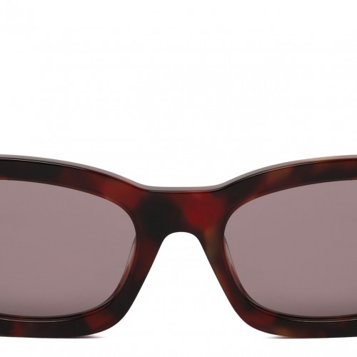 Brown Rectangular Sunglasses