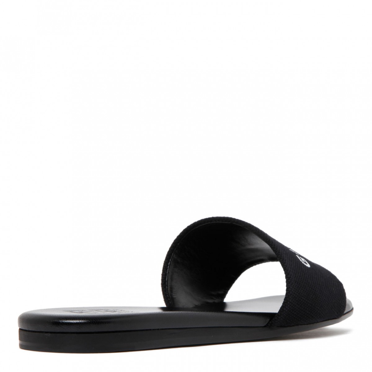 Black 4G Slide Sandals