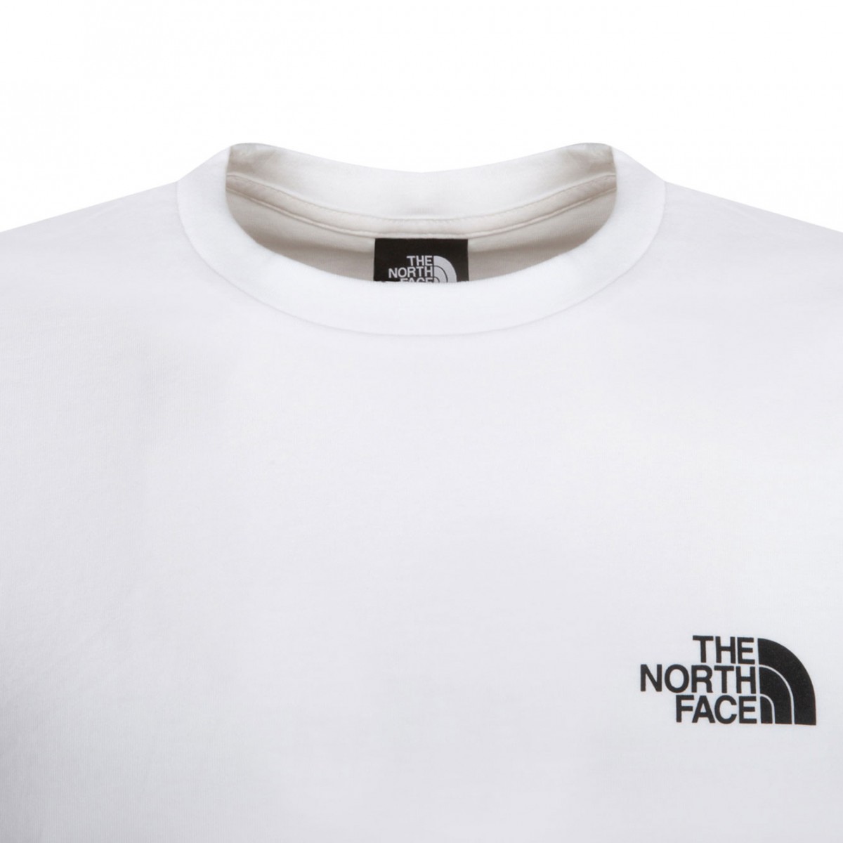 White Logo Print T-Shirt