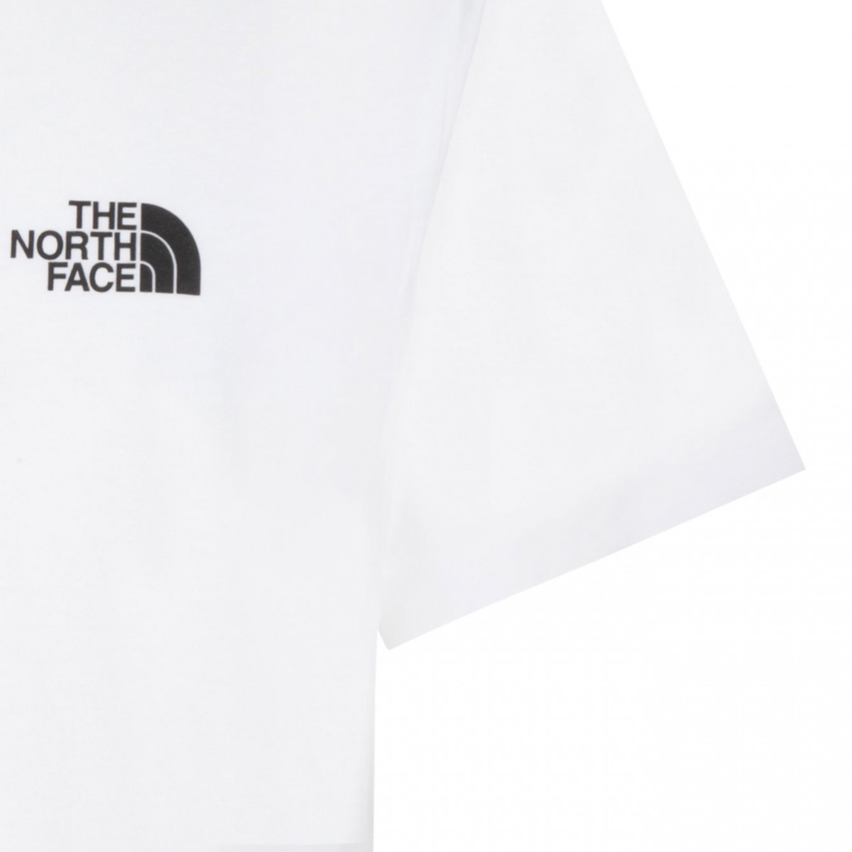 White Logo Print T-Shirt
