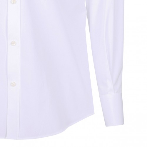 White Logo Patch Shirt