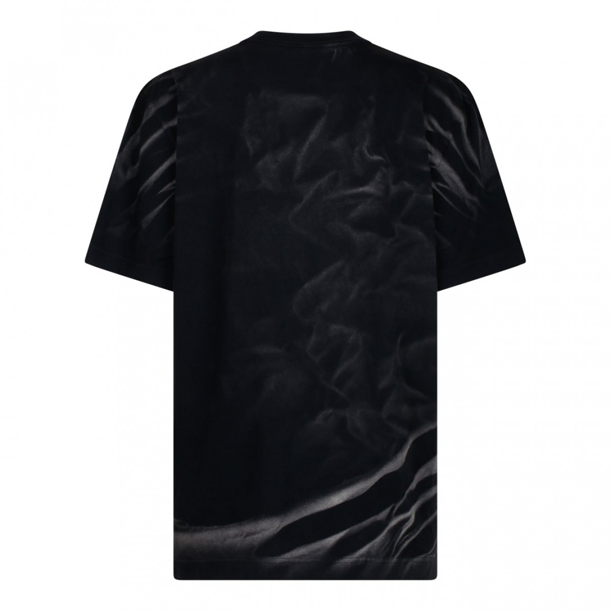 Black Logo Embossed T-Shirt
