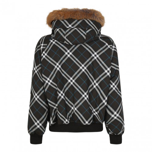 Multicolour Check Bomber Jacket 2