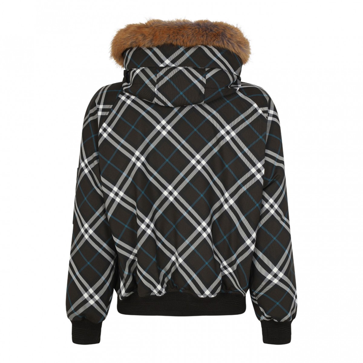 Multicolour Check Bomber Jacket