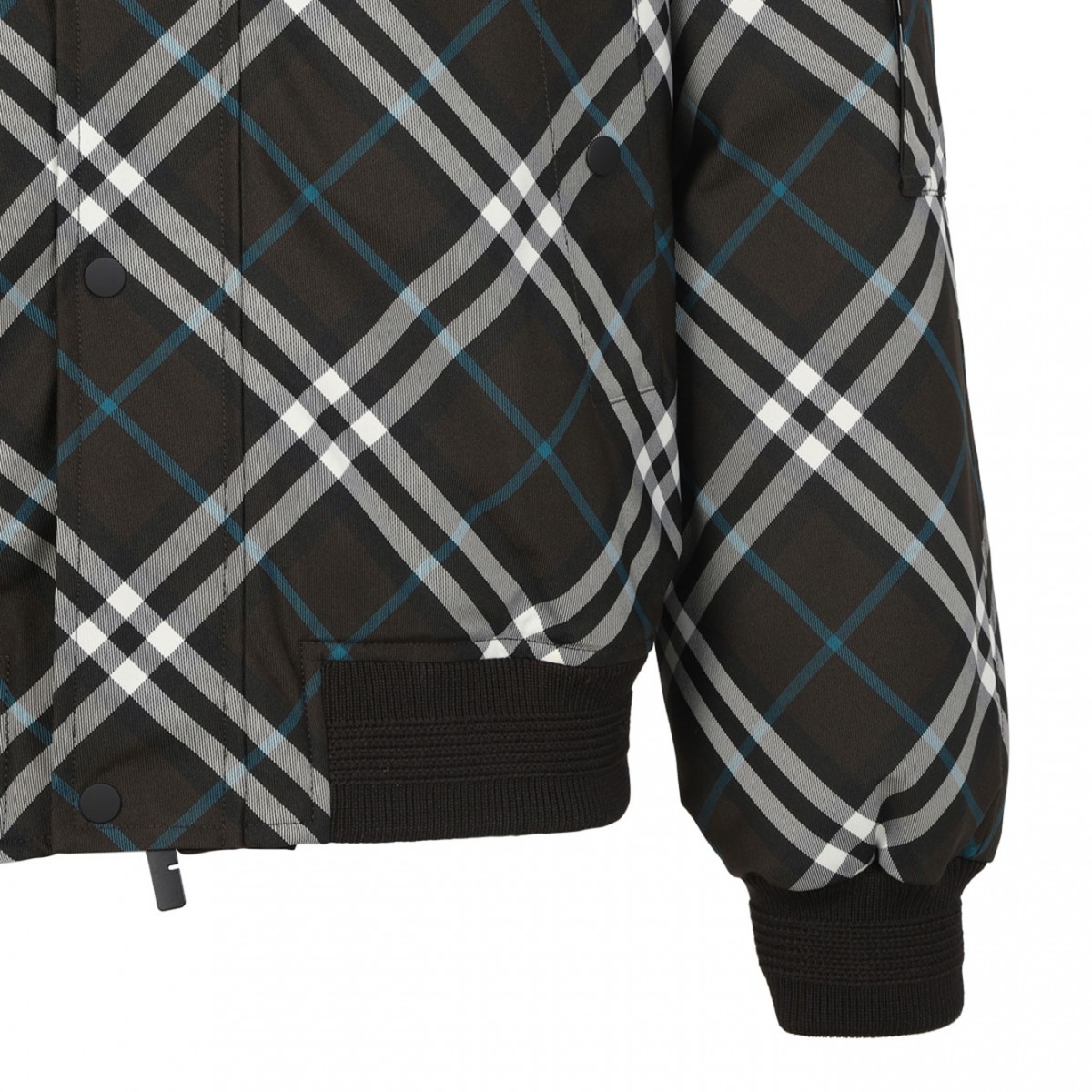 Multicolour Check Bomber Jacket