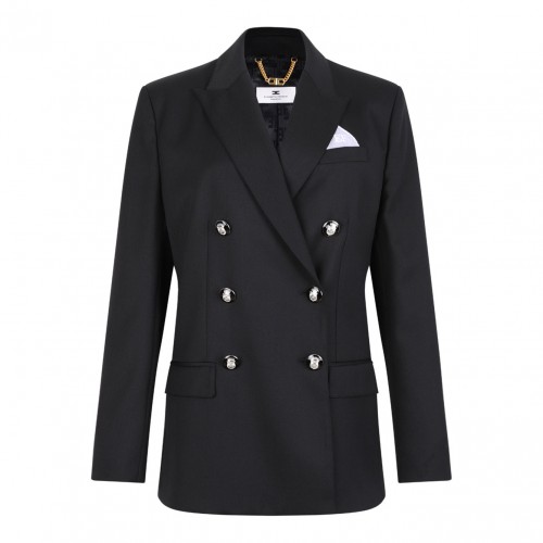 Black Double Breasted Jacket