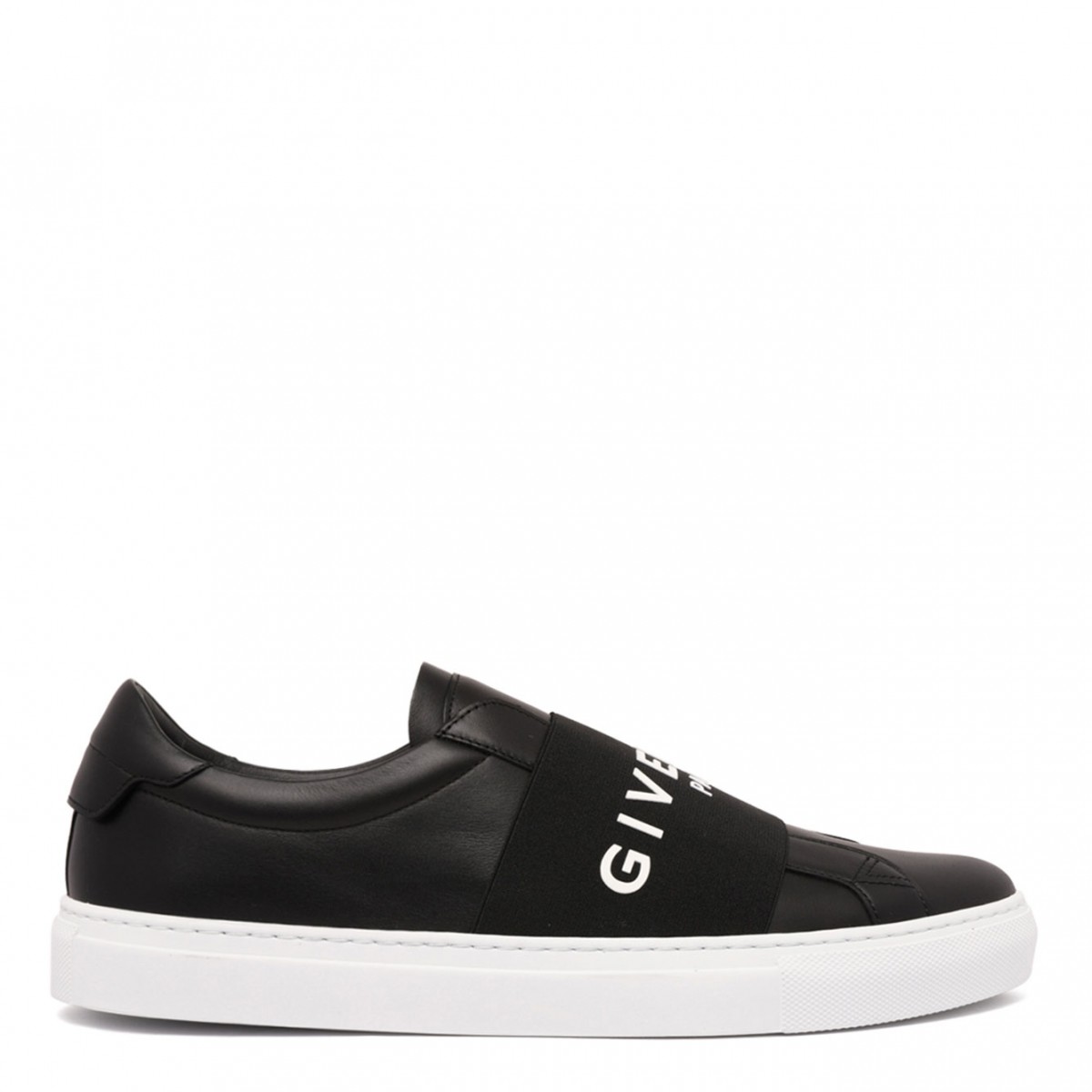 Black City Court Slip-On Trainers