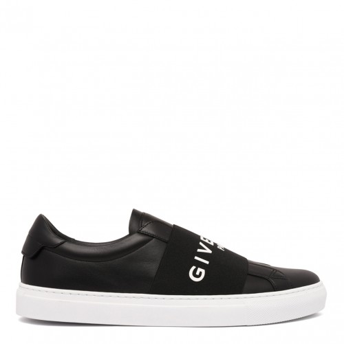 Black City Court Slip-On Trainers