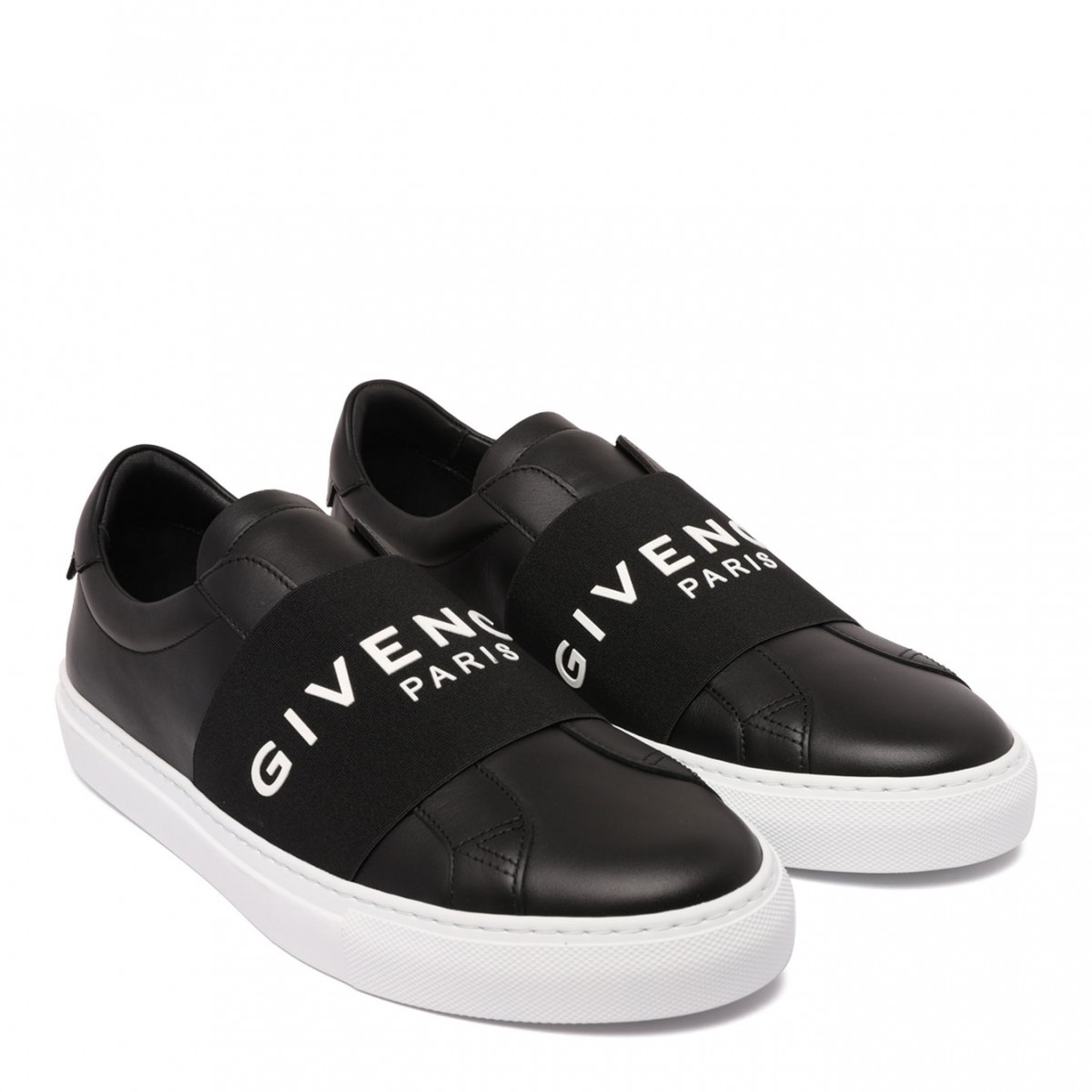 Black City Court Slip-On Trainers