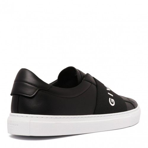 Black City Court Slip-On Trainers