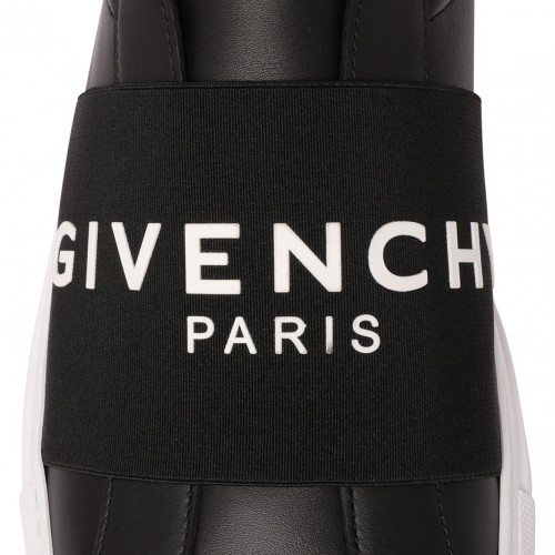 Black City Court Slip-On Trainers