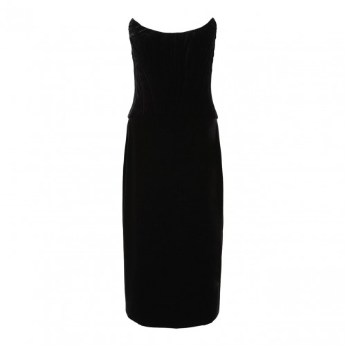 Black Strapless Dress