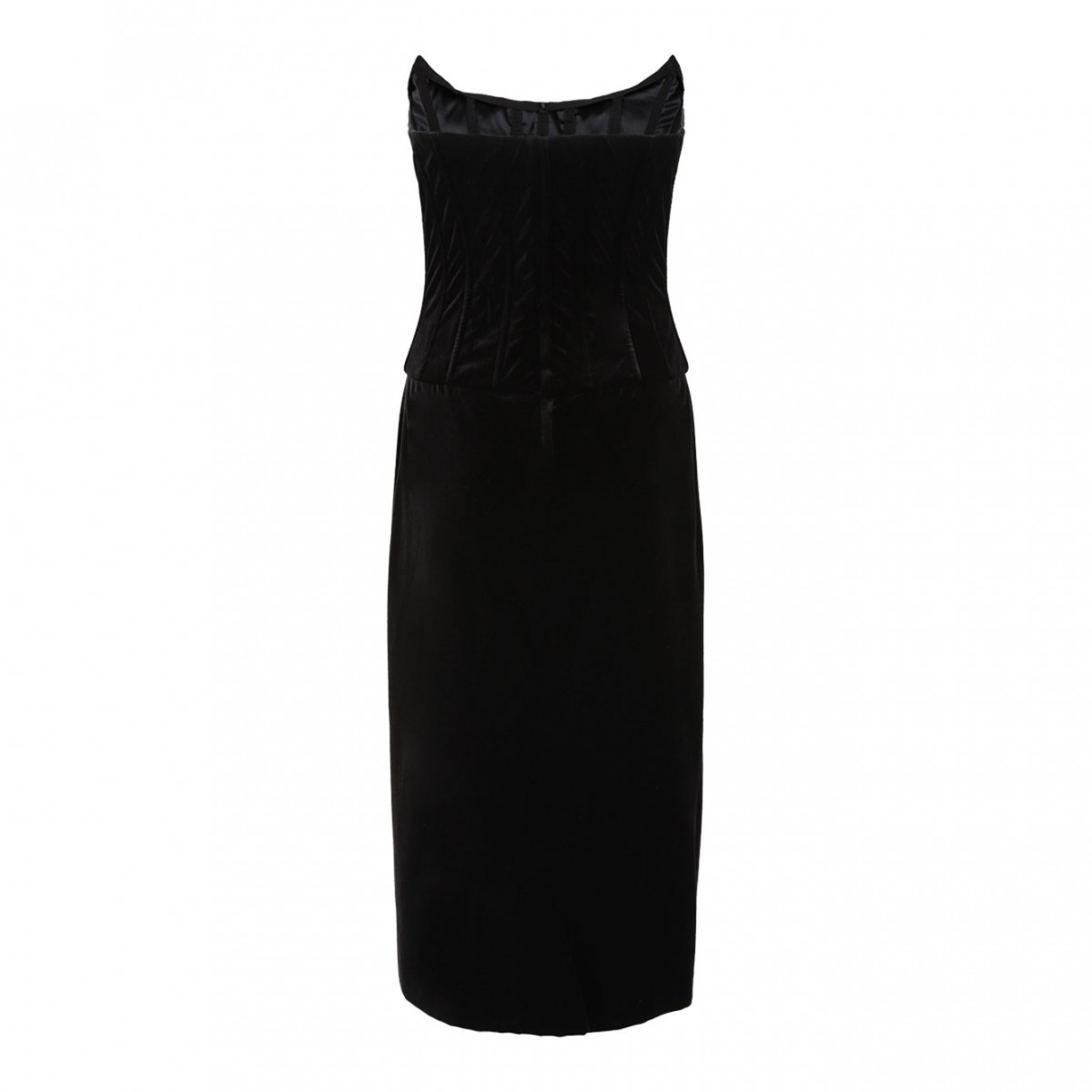 Black Strapless Dress