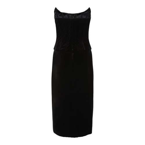 Black Strapless Dress