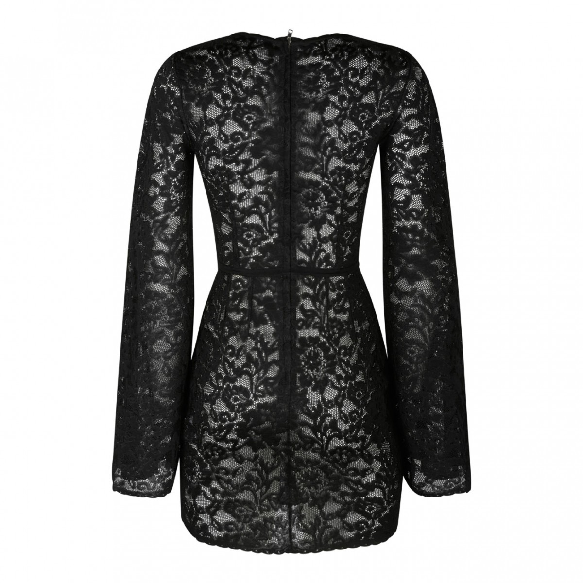 Black Lace Mini Dress