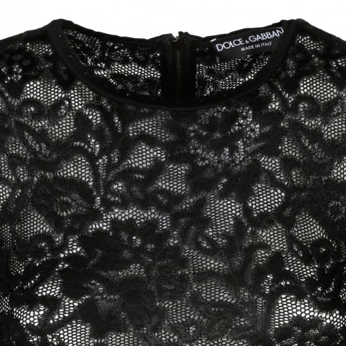 Black Lace Mini Dress