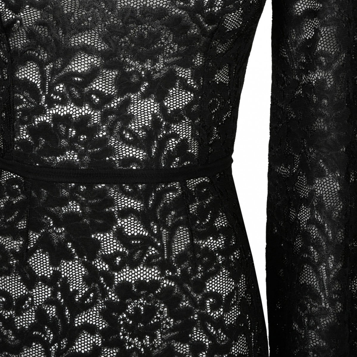 Black Lace Mini Dress