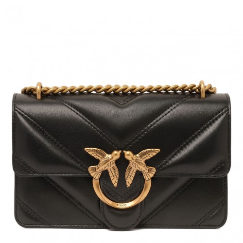 Black Mini Love One Shoulder Bag