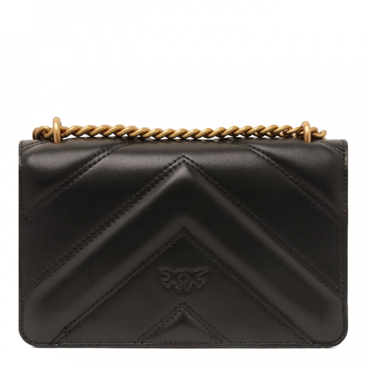 Black Mini Love One Shoulder Bag