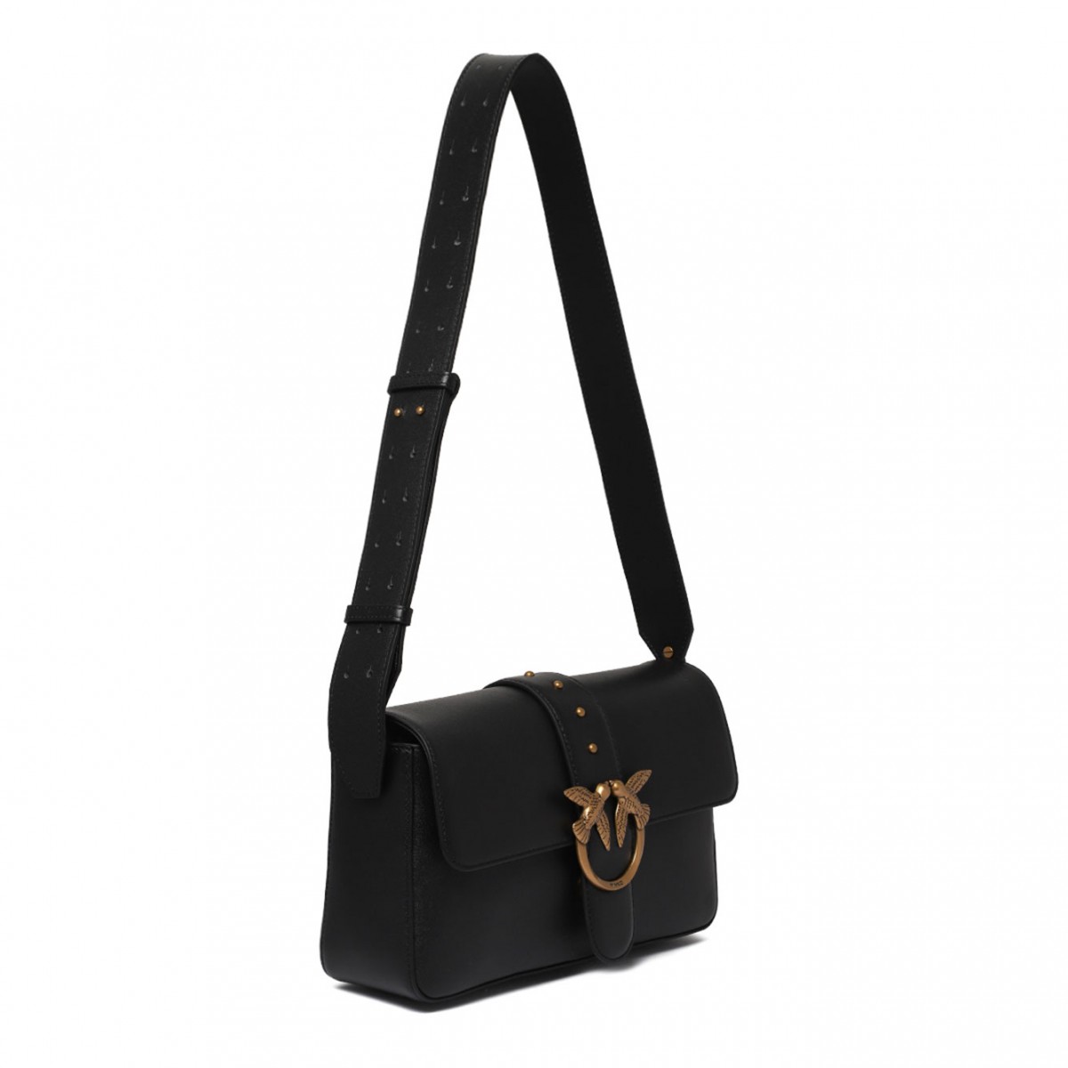 Black Love One Shoulder Bag