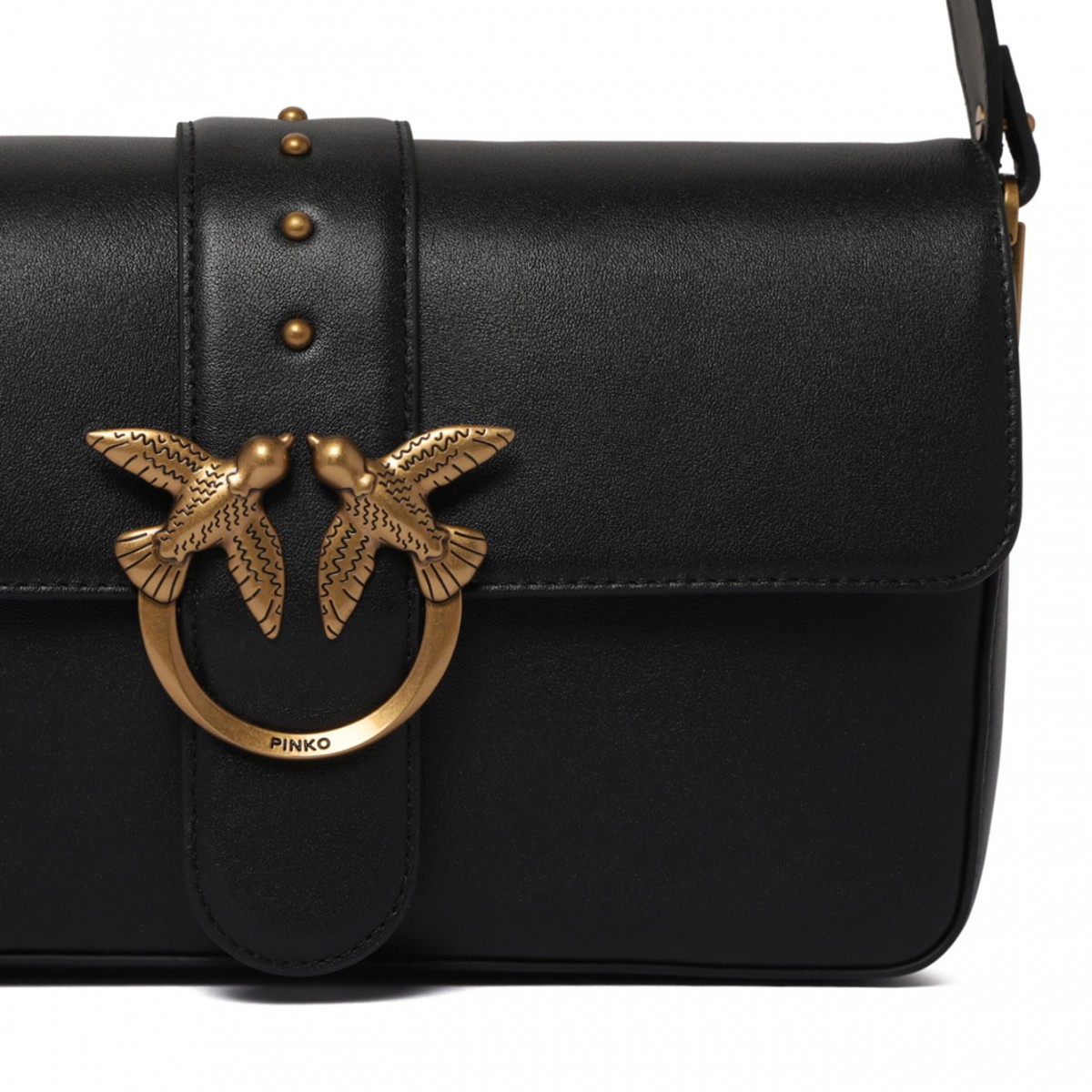 Black Love One Shoulder Bag