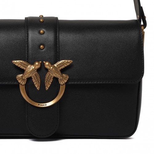 Black Love One Shoulder Bag