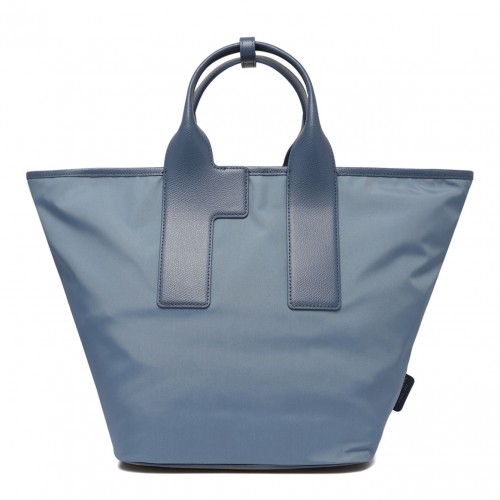 Blue Piuma L Tote Bag