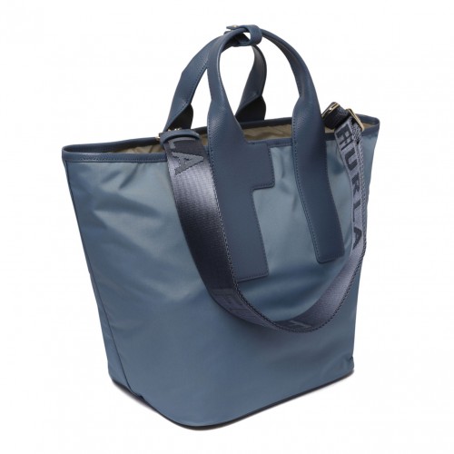Blue Piuma L Tote Bag