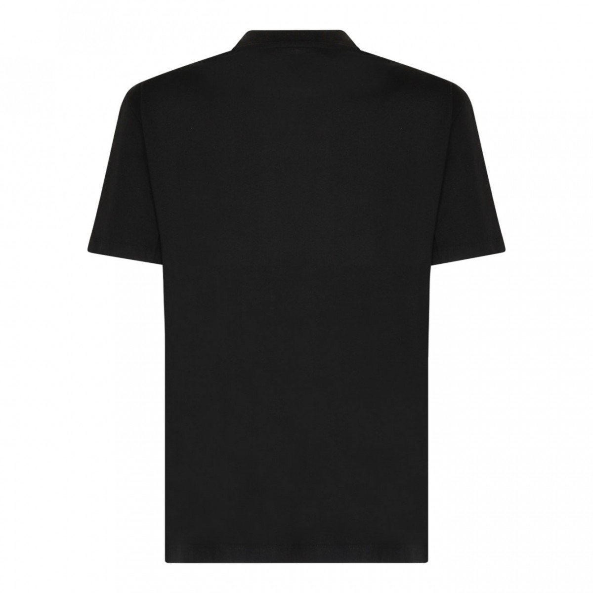Black Logo Embroidered T-Shirt