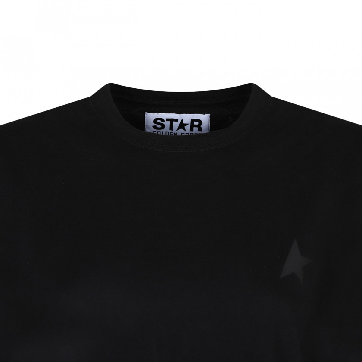 Black Logo Embroidered T-Shirt