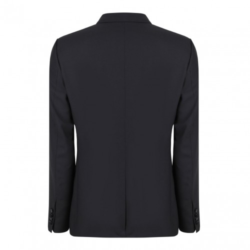 Black Wool and Silk Martini-Fit Tuxedo Suit
