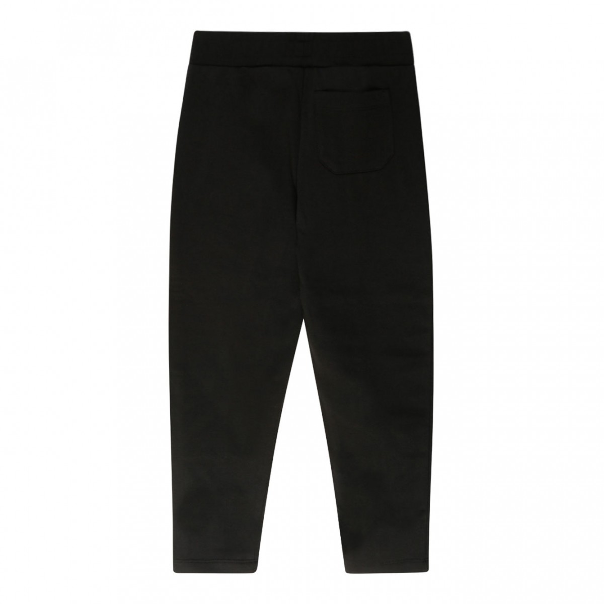 Black Cotton Tracksuit Pants