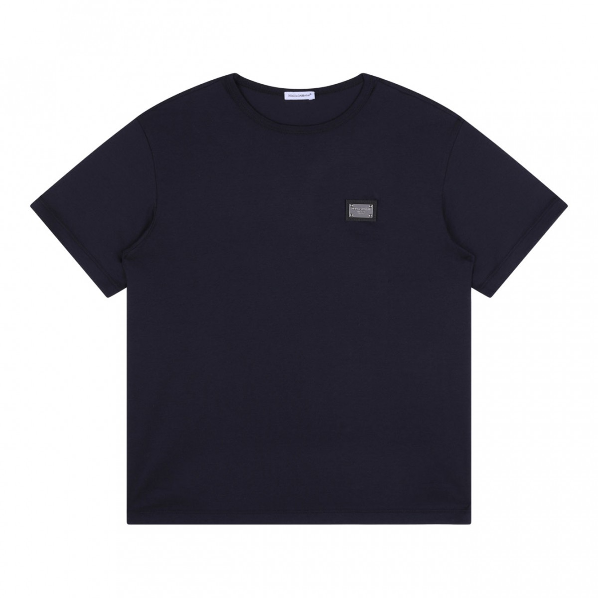 Dark Blue Logo Plaque T-Shirt