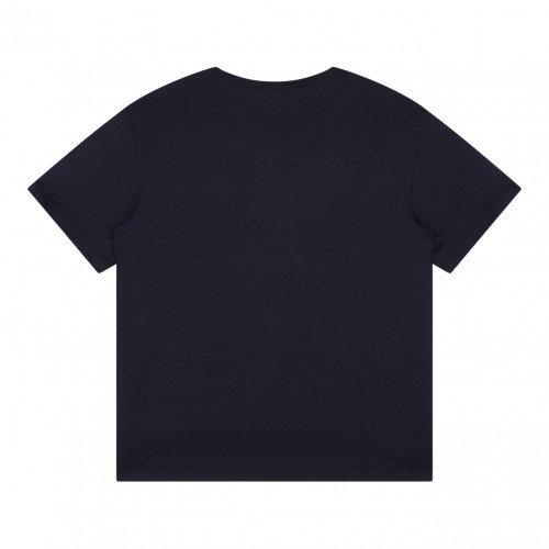 Dark Blue Logo Plaque T-Shirt