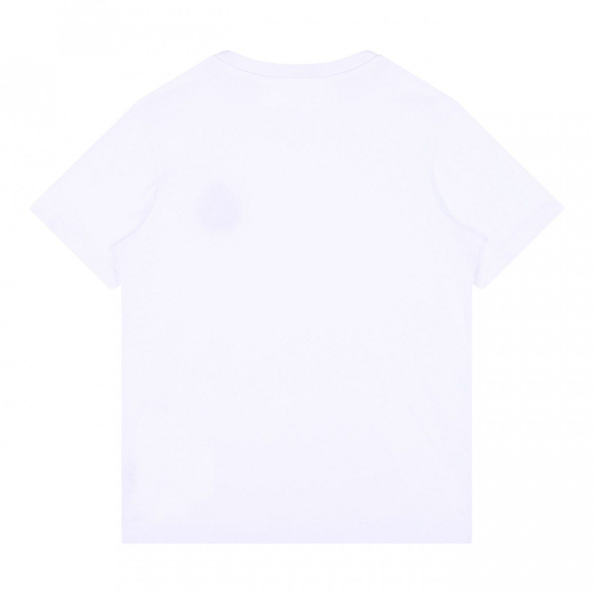 White Logo Embroidered T-Shirt