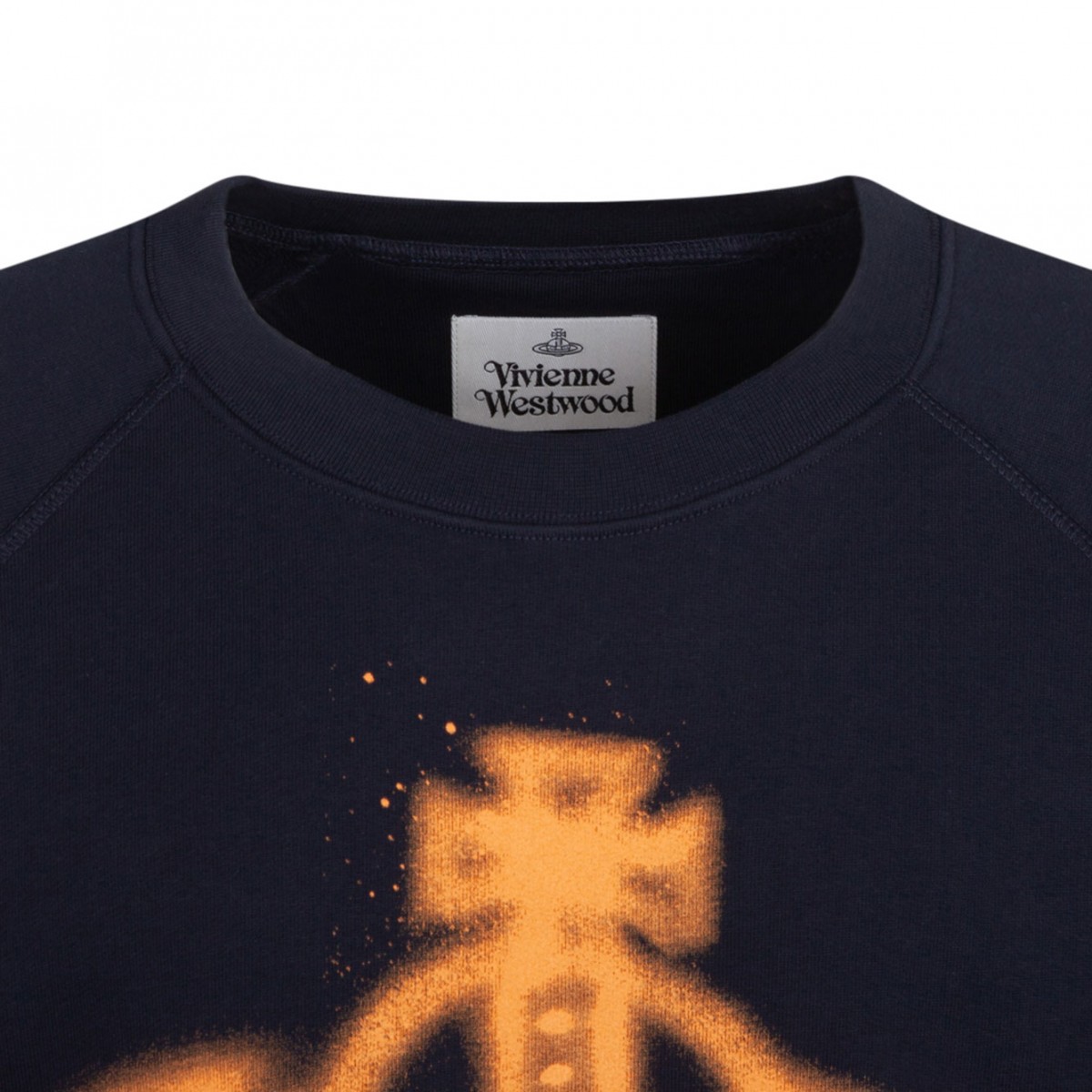 Navy Blue Spray Orb Jumper