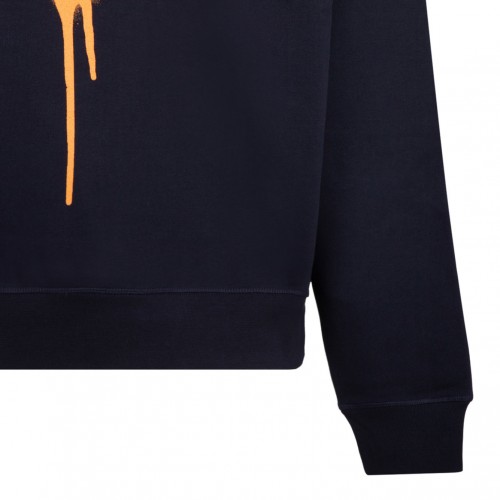 Navy Blue Spray Orb Jumper