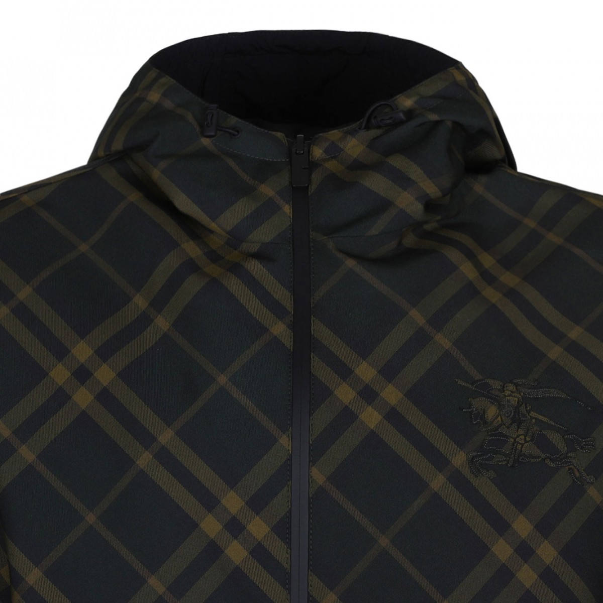 Khaki and Multicolour Reversible Jacket