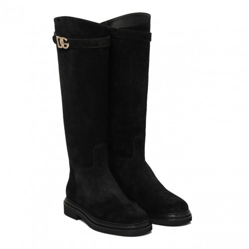 Black DG Logo Boots 2