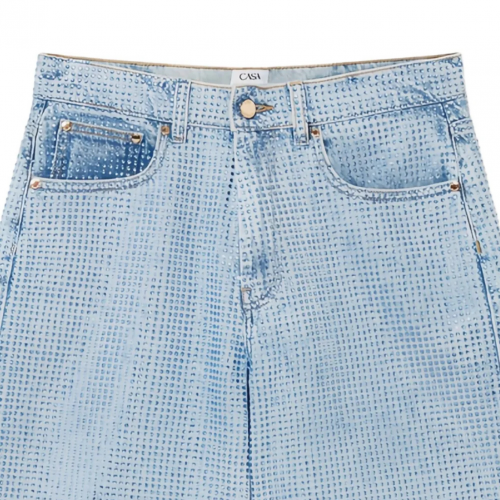 Light Blue Denim Shorts 2