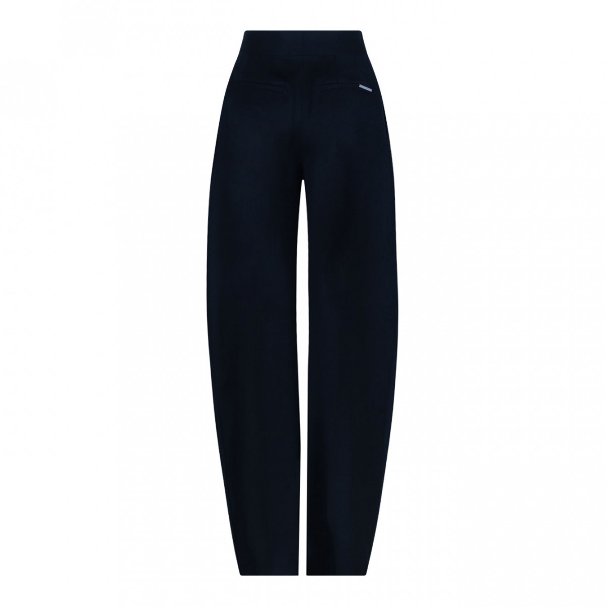Navy Blue Pleated Trousers