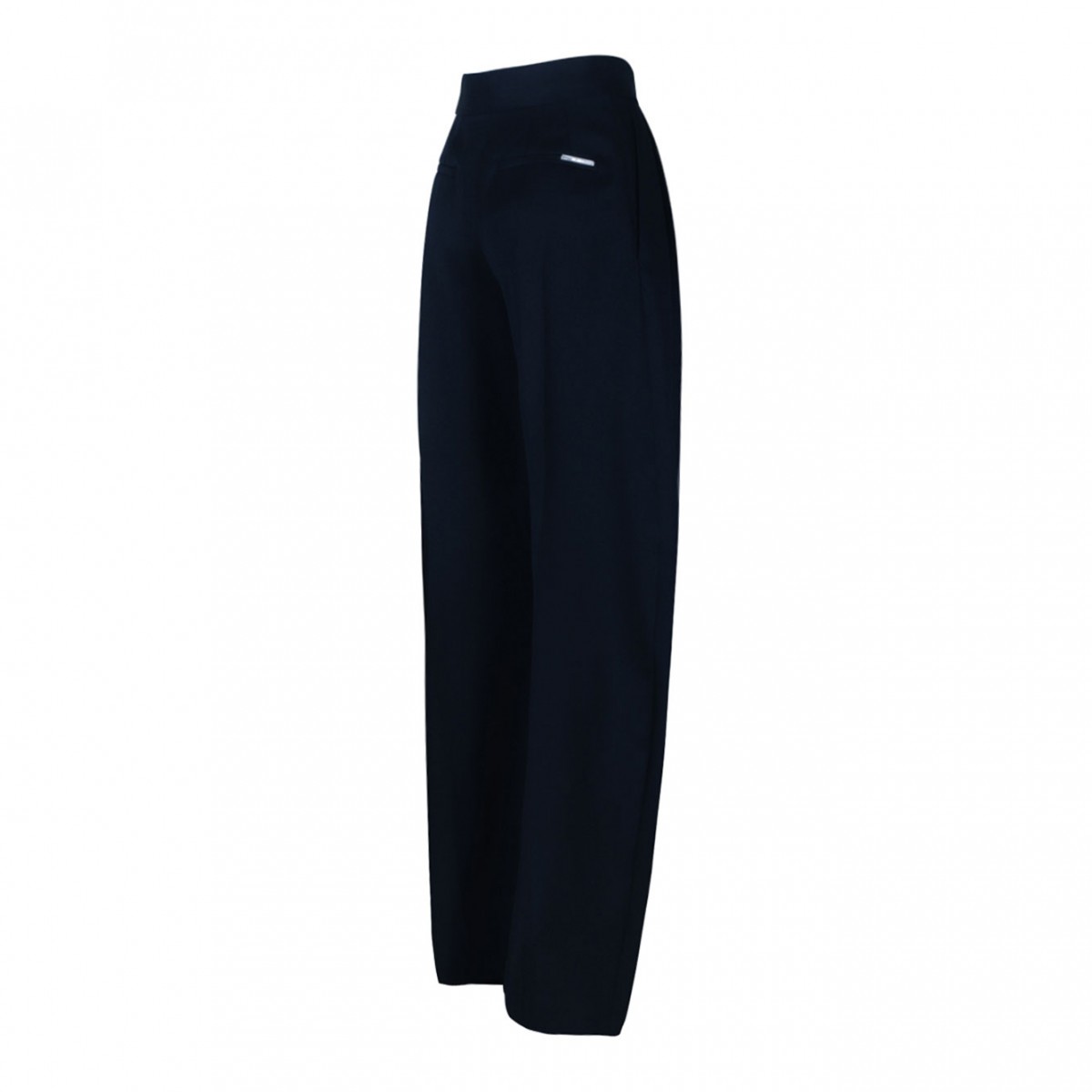 Navy Blue Pleated Trousers