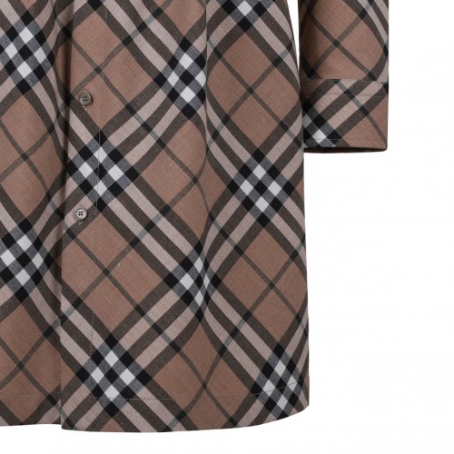 Checked Shirt Dress